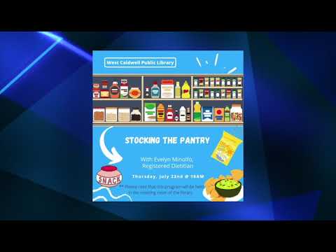 West Caldwell Library Stocking In Pantry