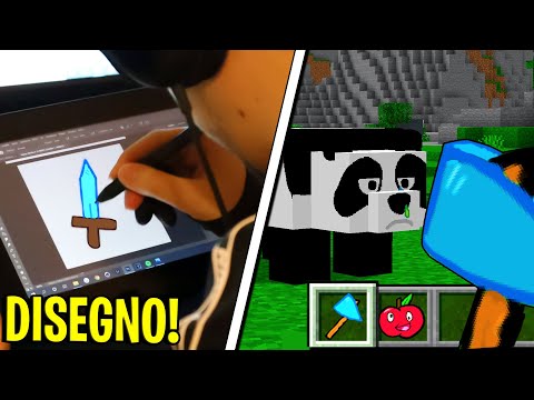 HO DISEGNATO LA GRAFICA DI MINECRAFT COME UN CARTONE ANIMATO - MINECRAFT ITA