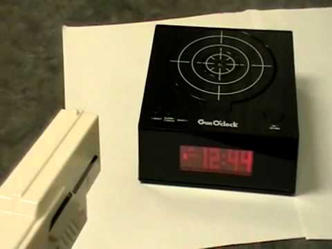 Alarm Clock Laser Gun. Прикольный будильник 'Мишень' от tikitaki.ru