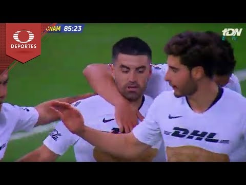 Victor Malcorra's goal | UdeG 0-2 Pumas | Copa MX - Matchday 2 - Cl19 | Televisa Deportes