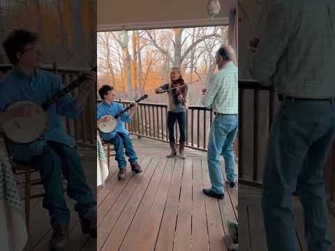 Thomas Maupin and his grandson Daniel Rothwell on banjo 🪕 #fiddle #banjo #oldtime #buckdance
