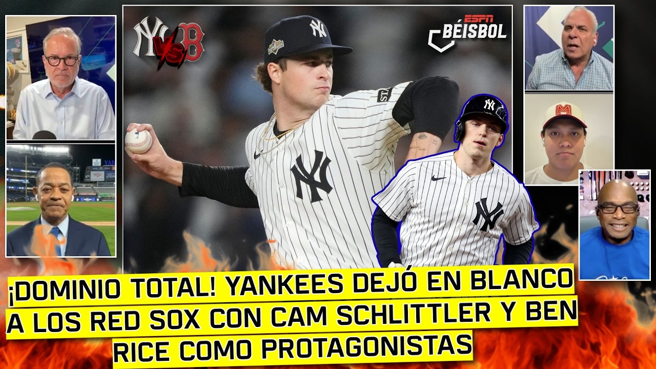 YANKEES APLASTÓ a los RED SOX en JUEGO 1 con GRAN NOCHE de Cam Schlittler y BEN RICE | ESPN Beisbol