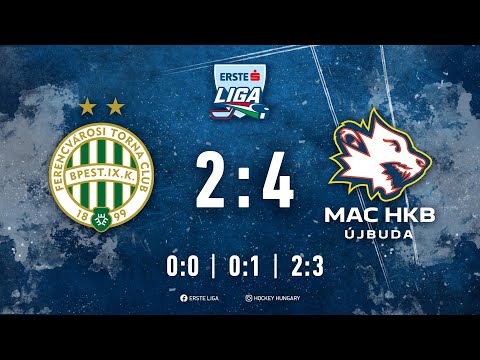 Gólösszefoglaló - EL 155 - FTC-Telekom - MAC HKB Újbuda 2:4 20220104