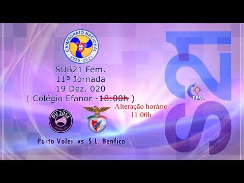 PV2014  Academia de Voleibol Colégio EFANOR Sub 21 vs SL Benfica Sub 21