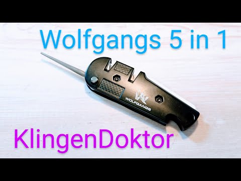 Odenwolf ehem. Wolfgangs 5 in 1 KlingenDoktor Klingenschärfer Messerschärfer Review  für Manly Böker