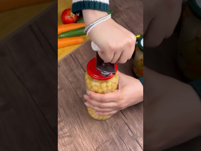 فتاحة علب ستيل سهلة الاستخدام لفتح أغطبة المعلبات...