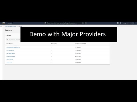 GCP SM + AWS SM + Azure Key Vault Demo