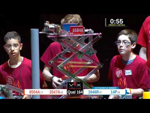 2015 VRC-MS Spir Q164 -  (8504A 3946R) 35-Spirit Div-VRC Middle School-VEX Worlds 2015