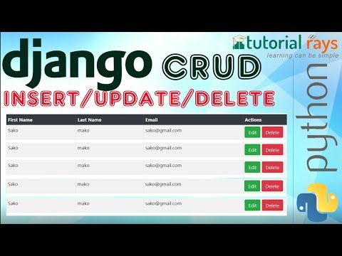 Part 5 2022 EDIT | Django MySql CRUD Tutorials | Dango Insert Update Delete