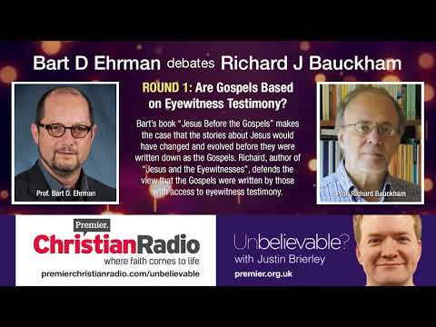 Clement, Ignatius, Polycarp, Justin & Papias quoted nameless, anonymous Gospels - Ehrman vs Bauckham