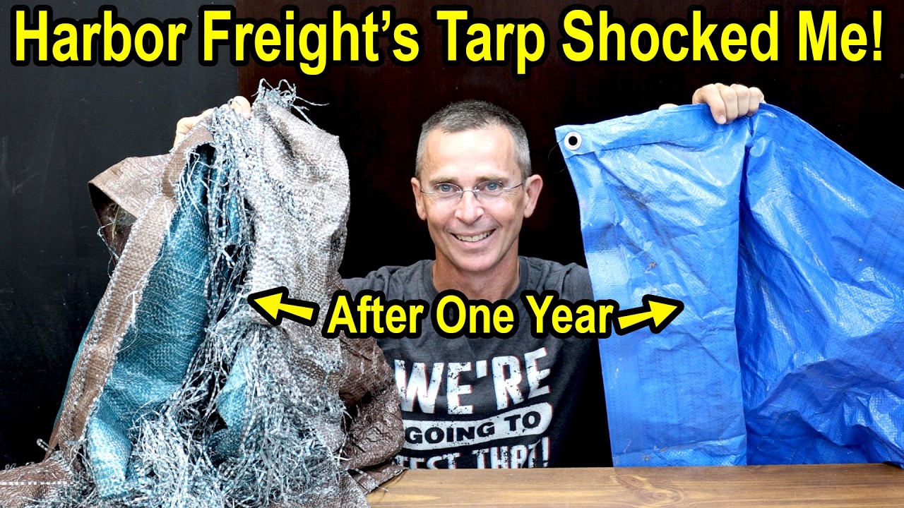 Don’t Buy Another Tarp Until You See This 1-Year Test (14 Tarps!)