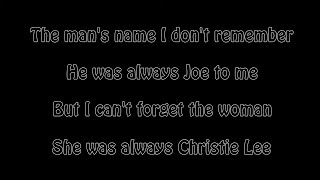 Billy Joel: Christie Lee - (Lyrics)