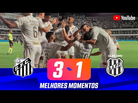 SANTOS 3 X 1 PONTE PRETA |  MELHORES MOMENTOS | 2ª RODADA | PAULISTÃO 2024