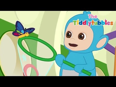 Teletubbies ★ NEW Tiddlytubbies 2D Series! ★ Episode 7: Runaway Butterfly ★ Cartoons for Kids