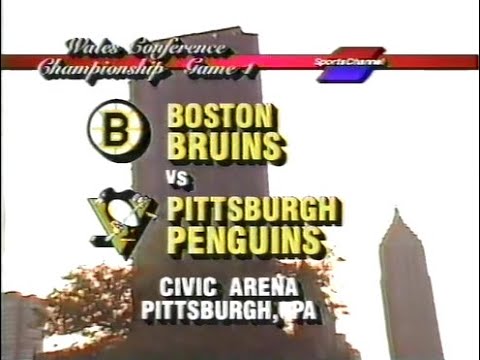 May 17, 1992 - Boston Bruins at Pittsburgh Penguins - Game 1 - Wales Conference Final