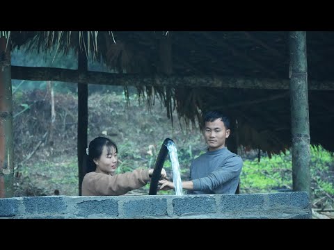 Doppelte Freude: Thang und Nhi haben endlich die Wasserquelle, von der sie immer geträumt haben.