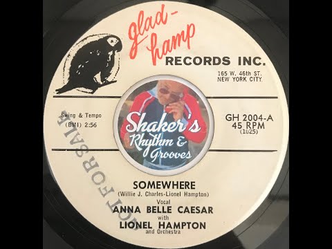 Anna Belle Caesar • Somewhere • from 1964 on Glad-Hamp #GH 2004
