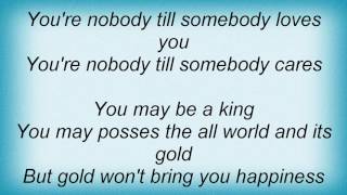 Jamie Cullum - You&#39;re Nobody Till Somebody Loves You Lyrics