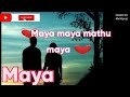 Maya Maya Mathu Maya Song With Lyrics Zubeen