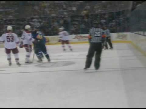 Daniel Carcillo vs Roman Polak Dec 6, 2008