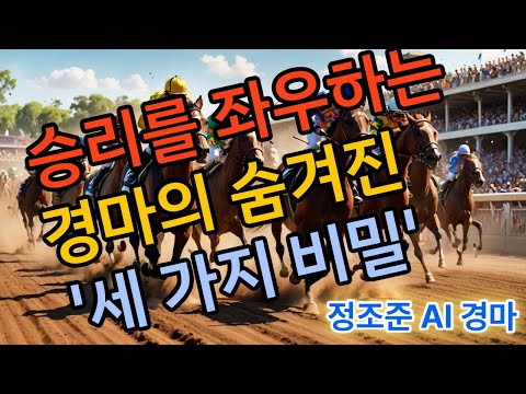 승리를 좌우하는 경마의 3요소