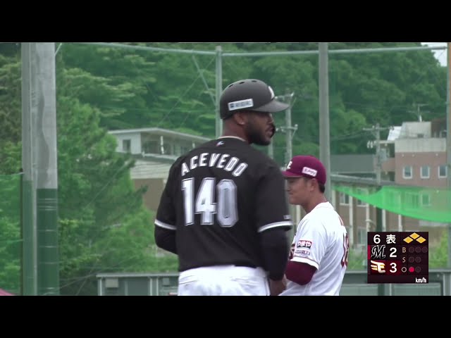 【ファーム】マリーンズ・アセベド 満塁からレフトへのタイムリーヒットで1点差に迫る!! 2025年5月25日 東北楽天ゴールデンイーグルス 対 千葉ロッテマリーンズ