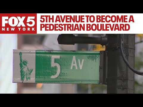 5th Avenue to become a world-class pedestrian boulevard