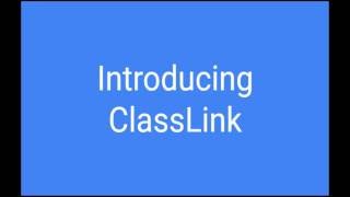 ClassLink Dashboard: Teacher Training Video