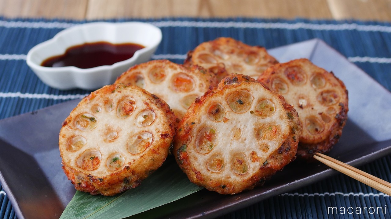【れんこんさつま揚げ】揚げたて絶品♪シャキふわ食感！おつまみに！