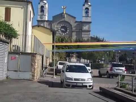 Driving through Rodengo Siano Italy
