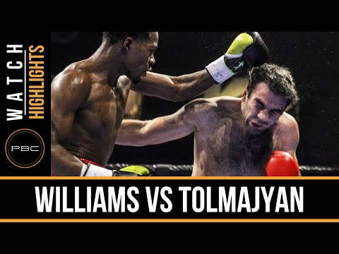 Williams vs Tolmajyan HIGHLIGHTS: Feb. 9, 2016 - PBC on FS1