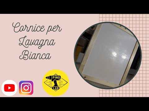 CORNICE PER LAVAGNA BIANCA