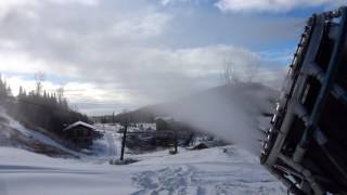 Snowmaking on Ullr Mountain 11.19.16