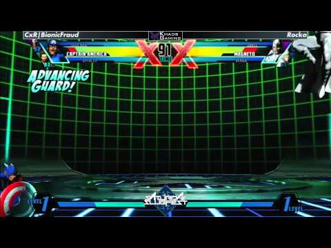 SS26 UMvC3 W1 - CxR BionicFraud (CAP-SPE-IRO) vs Rocko (MAG-VER-DAN)