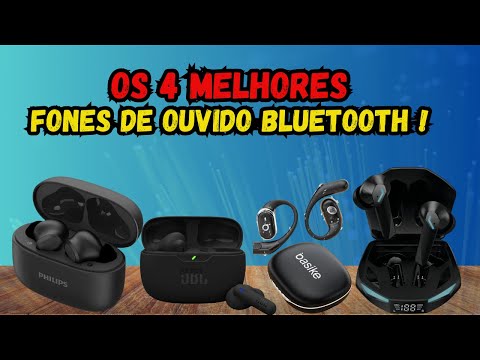 Os 4 Melhores  Fones De Ouvido Bluetooth Do Mercado! Fone De Ouvido Sem Fio Em 2025