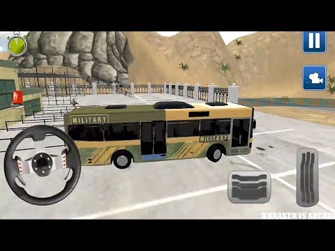 Mountain Bus Uphill Drive 2 : Army Bus Simulator 2018 - Android GamePlay FHD