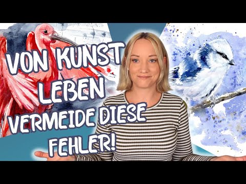 Starte dein Kunstbusiness, aber mach nicht diese Fehler! + Birtober 23 Aquarelle Teil 2