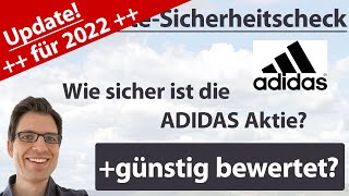 Adidas Aktienanalyse – Update 2022: Wie sicher ist die Aktie (+günstig bewertet)