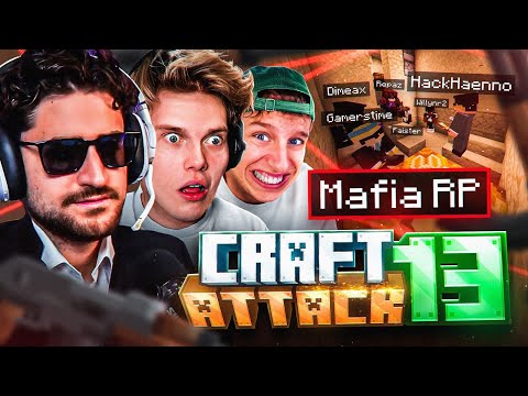 SÄULENMAFIA TREFFEN WEGEN NOOREAX & HUGO🤬 CRAFT ATTACK RP MIT HÄNNO, REPAZ, KROKO, NOOREAX & CO.