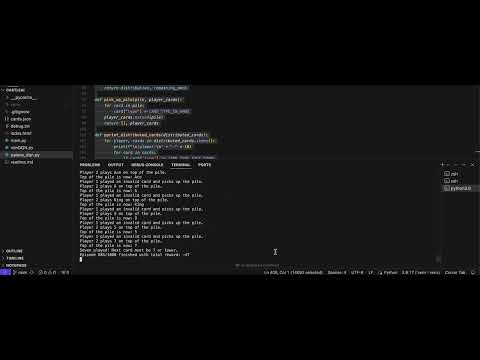 Training and Test Run