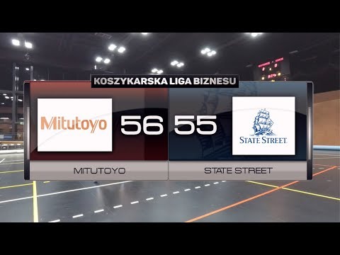 Mitutoyo vs State Street - IX kolejka - Kraków - Koszykarska Liga Biznesu
