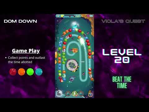 Viola's Quest 🟣🟠🔴 / Level 20 / Dom Down