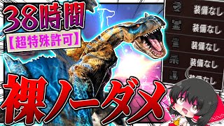 【神回】裸ノーダメ縛り史上最強『超特殊許可 荒鉤爪ティガレックス』を38時間かけて倒す【ゆっくり実況：モンハンダブルクロス】