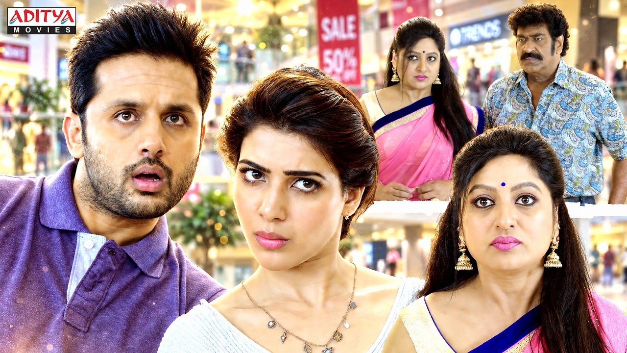 A Aa Movie Shopping Scene | Nithin | Samantha, Anupama | Hindi Dubbed Movies | South Movie