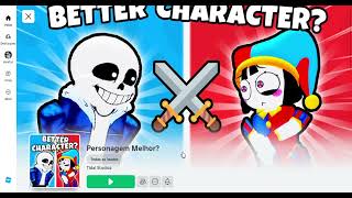 QUEM É O MELHOR PERSONAGEM? (Roblox)