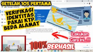 Download lagu CARA VERIFIKASI IDENTITAS GOOGLE ADSENSE KTP BEDA ALAMAT 100% BERHASIL, IKUTI LANGKAN INI !! mp3
