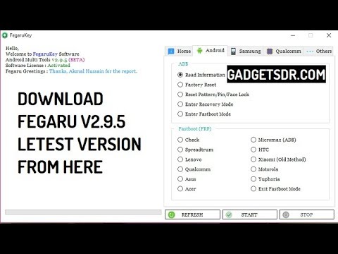 FegaruKey v2.9.5 with keygen Latest Beta Version | Qualcomm FRP and Samsung Fix Tool