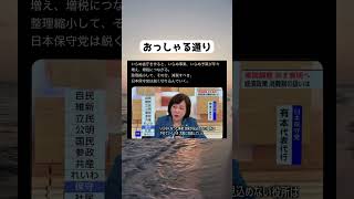 #日本保守党, #島田洋一, #有本香, #減税, #こども家庭庁廃止, #行政改革, #政治刷新, #消費税減税, #少子化対策