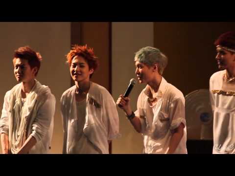 130613 EXO Yongsan Fansign - Talk (Lay Focus)