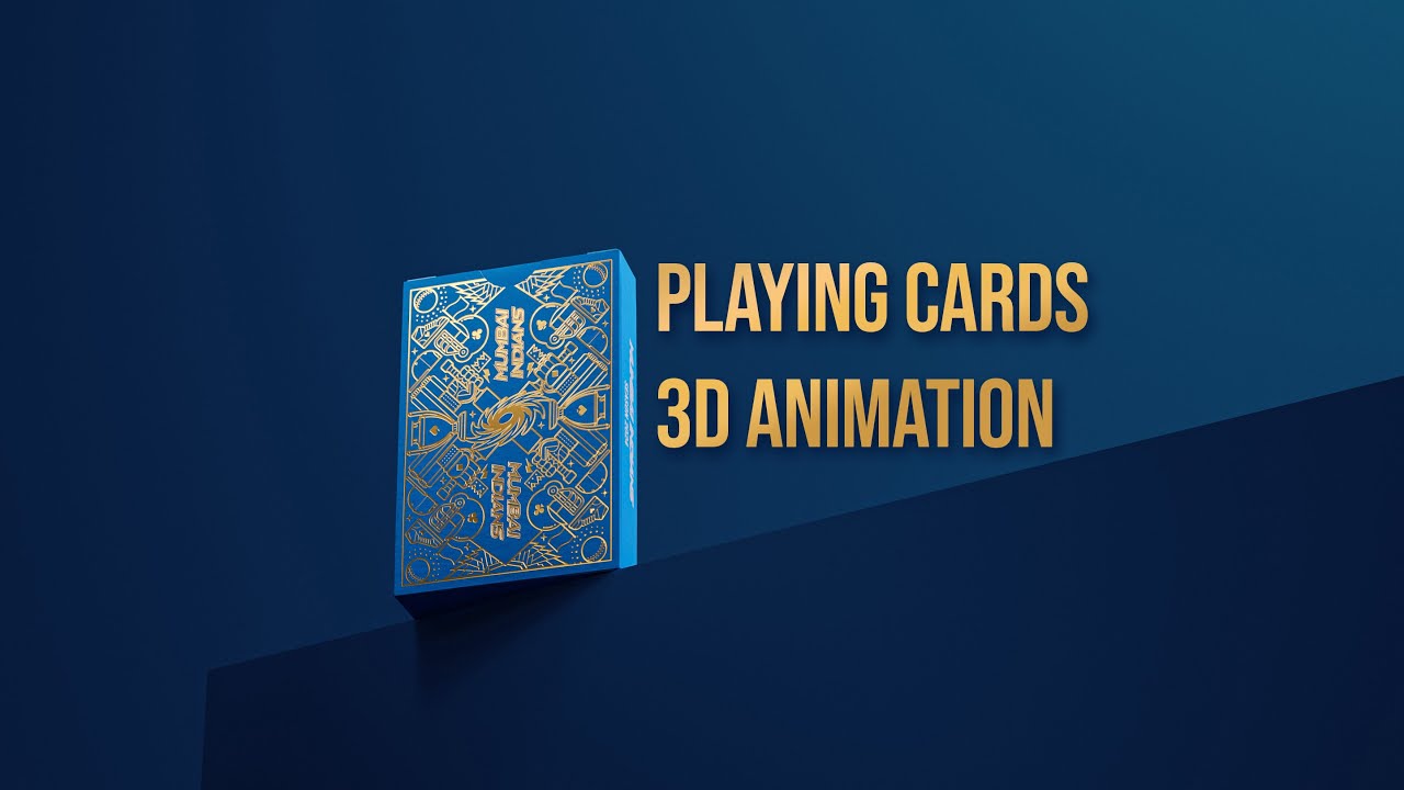 Playing Cards - 3D animation - Blender